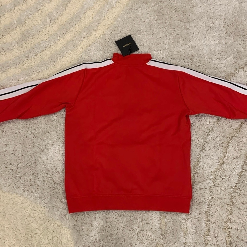 Palm Angels Red Tracksuit Set Hoodie & Pants Classic Logo Mens Size Large - Picture 3 of 5